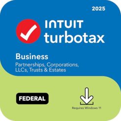 TurboTax Business 2025 Software, Federal Tax Return [PC Download]